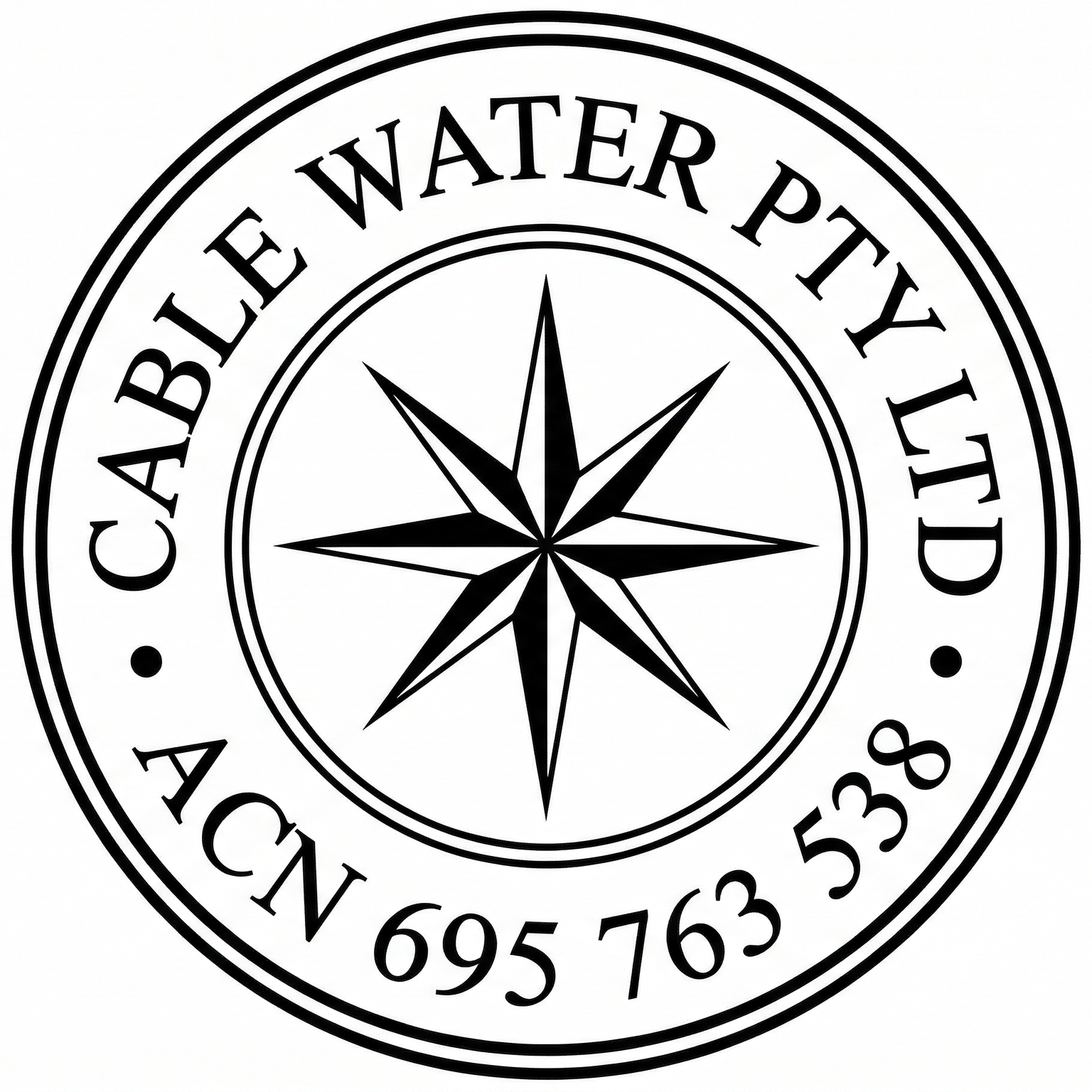 Cable Water Pty Ltd company seal